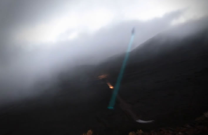 Vidéo d’un OVNI sur la plaine de sable à la Réunion