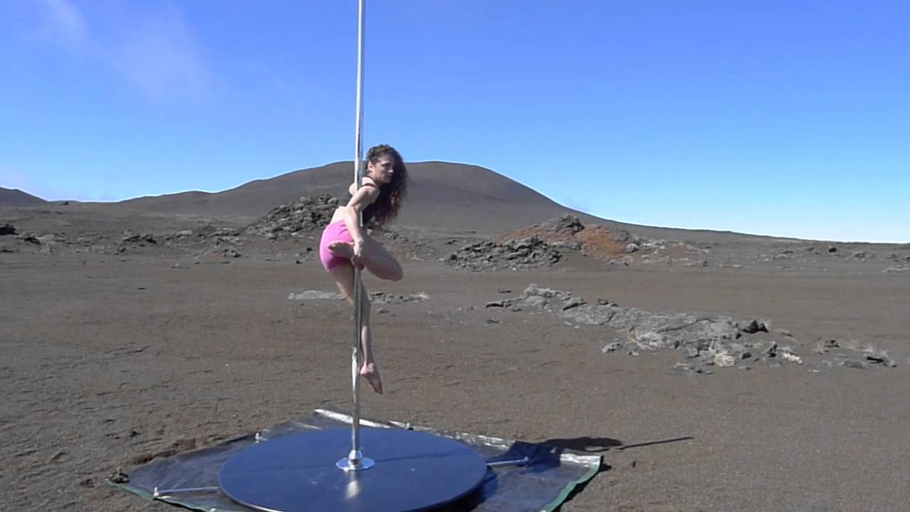 Pole danse au volcan à la Réunion
