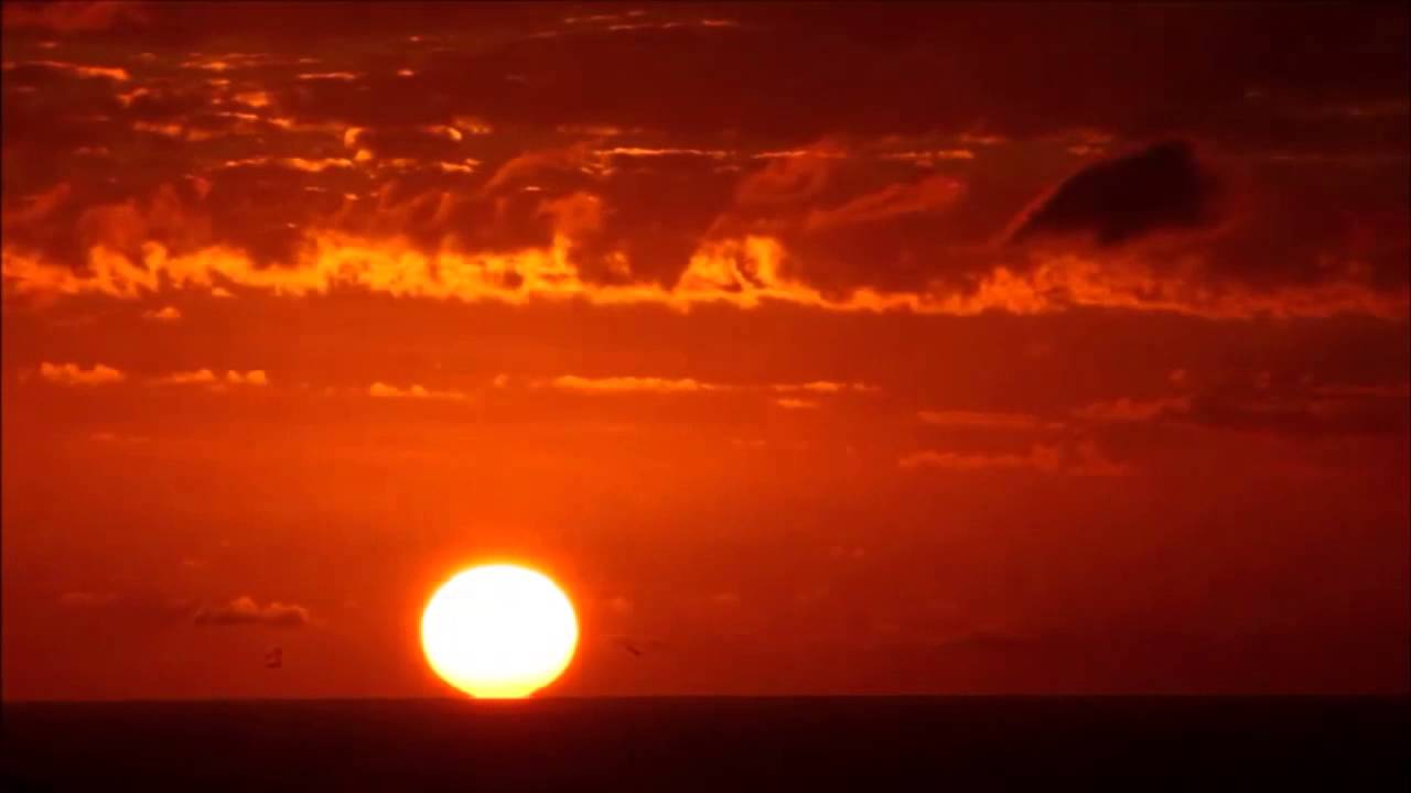 Coucher de soleil à la Réunion ( Timelapse )