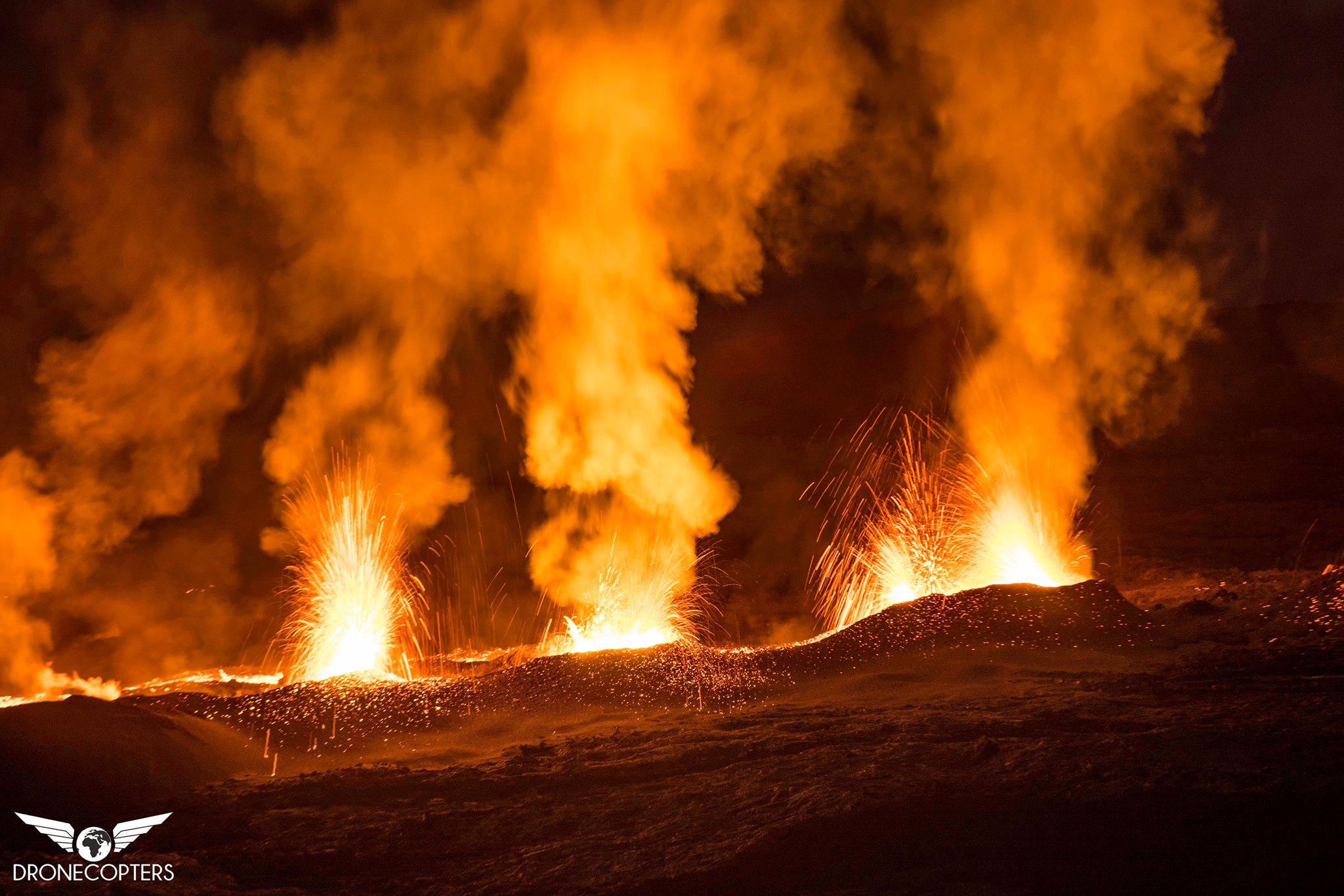 Eruption du piton de la fournaise : les images – Éruption Juillet Aout 2015