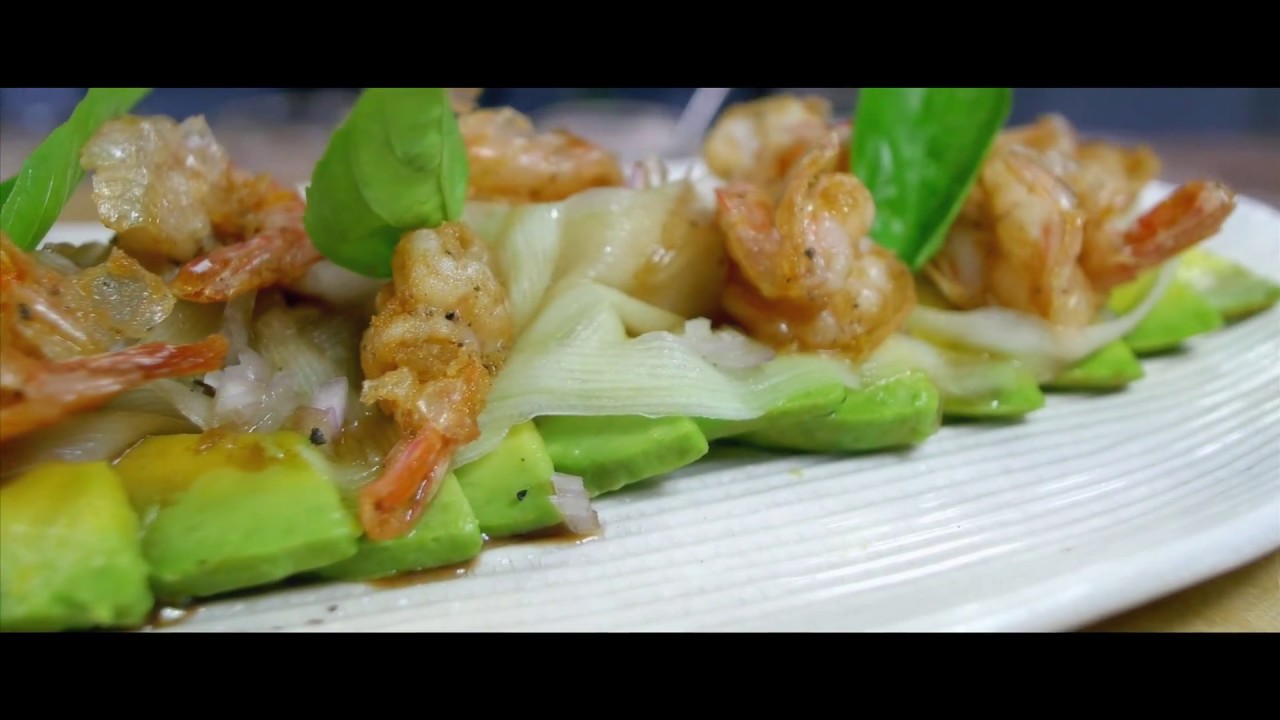 Recette Vidéo : Avocat aux camarons croustillants