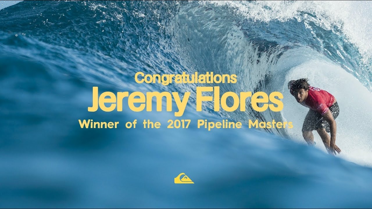 Jeremy Flores remporte la Billabong Pipeline Masters à Hawaii