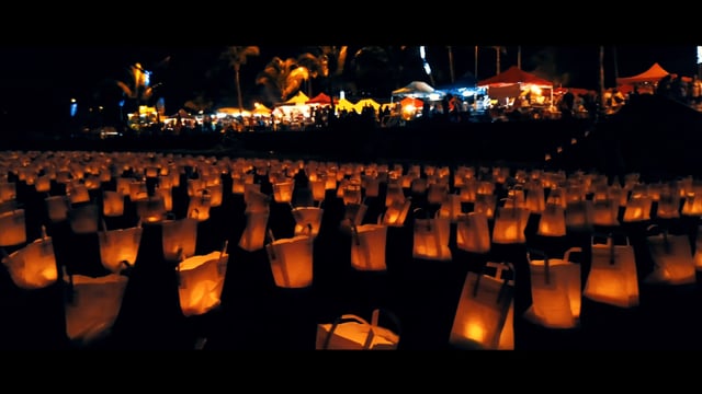 Vidéo : Marché de noël by night à Saint paul