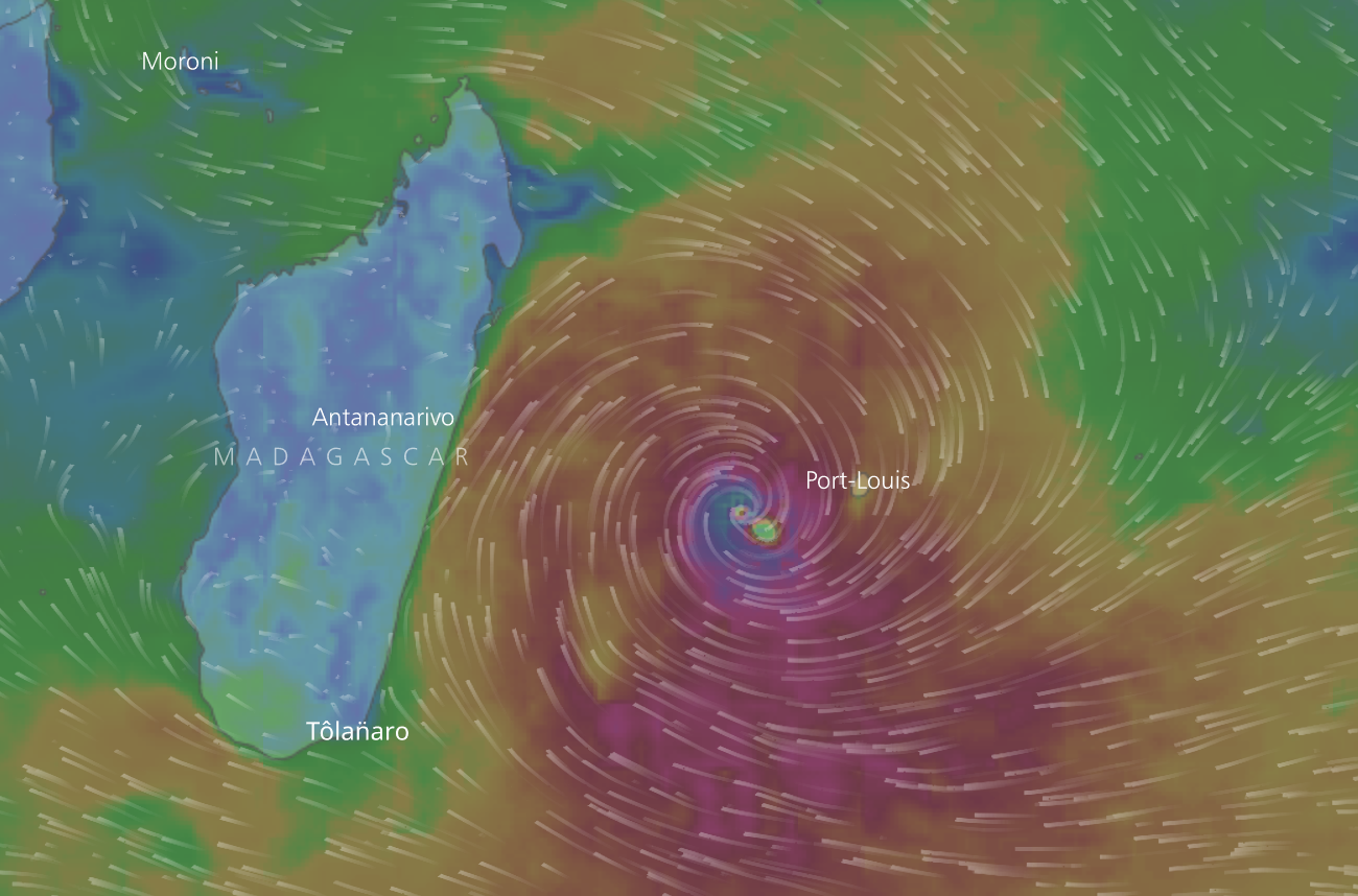 Un Cyclone potentiel à la Réunion pour Vendredi prochain?