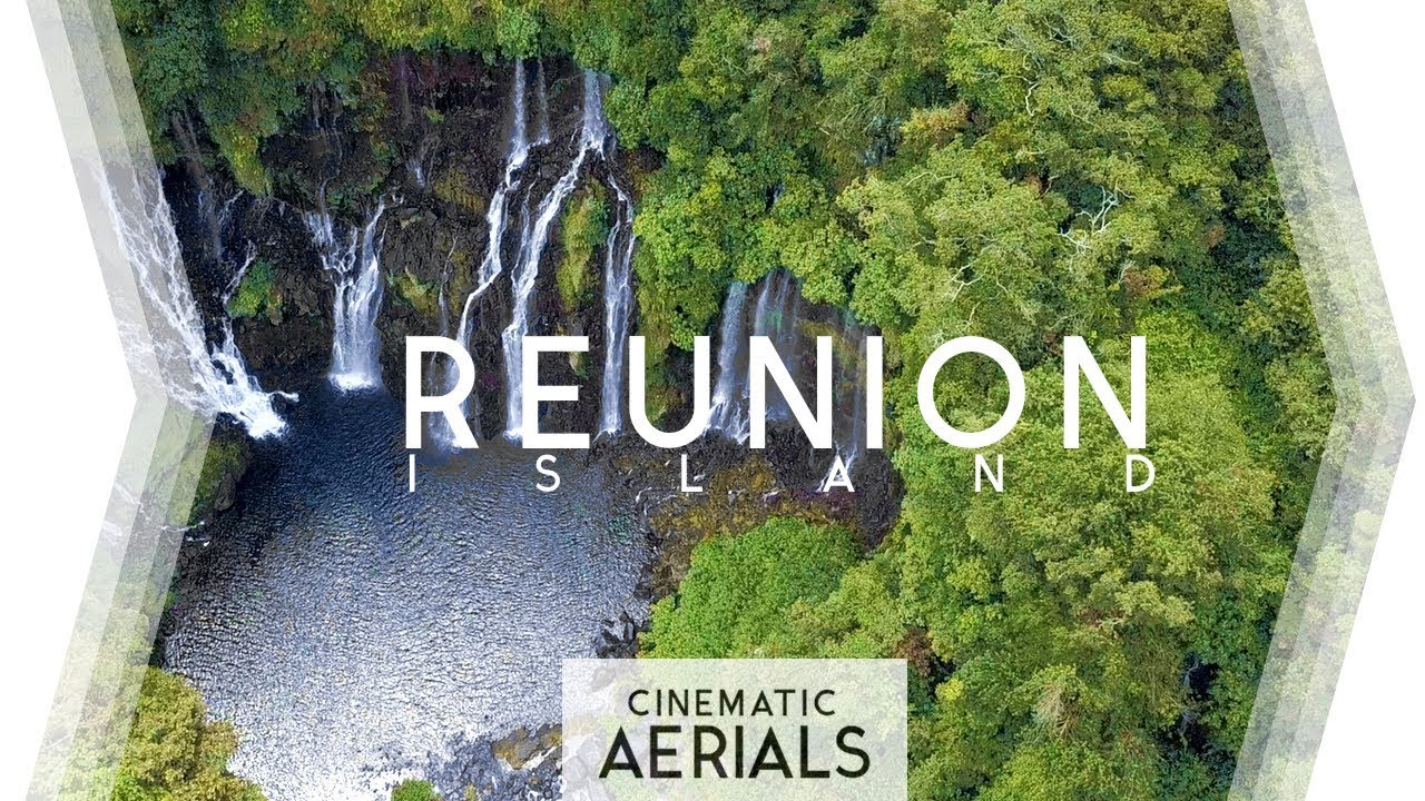 Vidéo Cinématique de la Réunion vue du ciel à couper le souffle.
