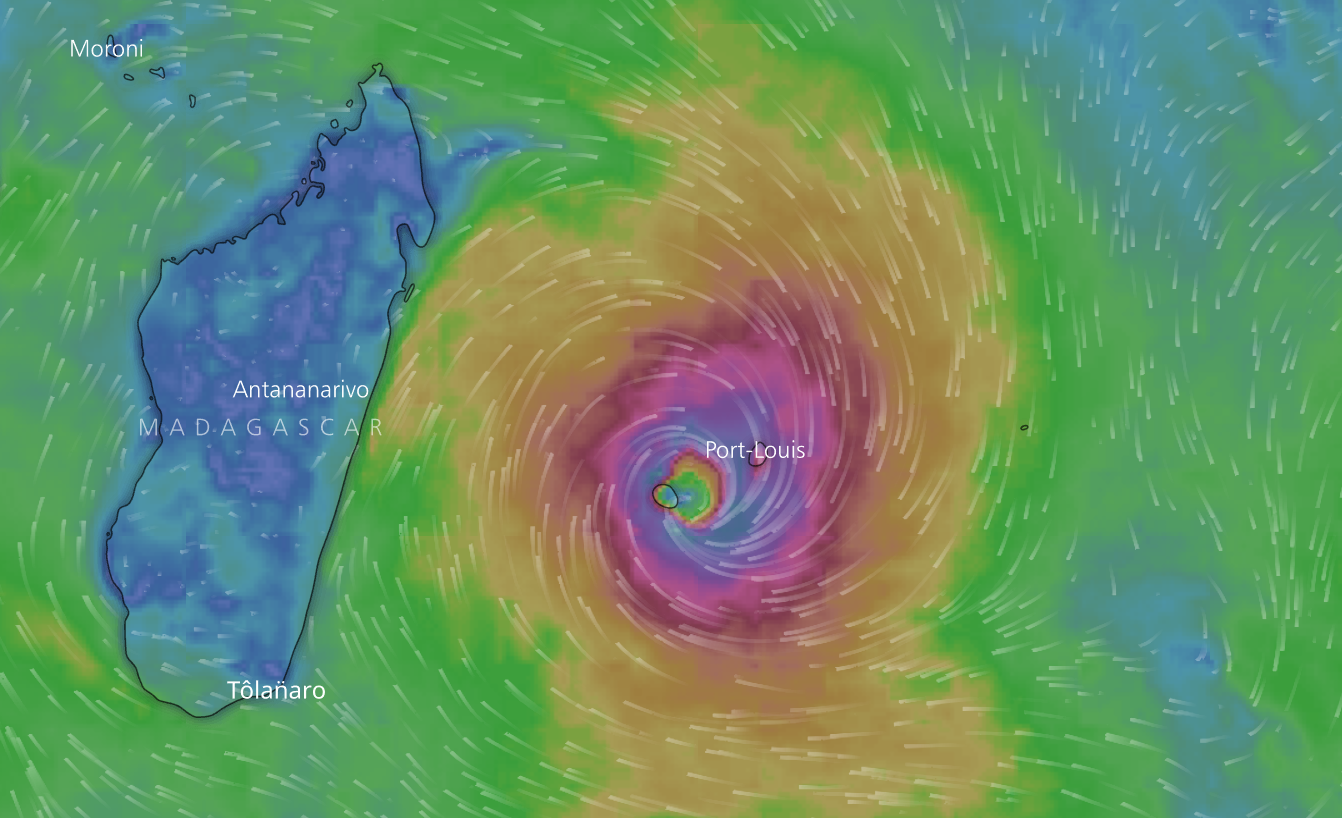 Un cyclone sur la Réunion le week-end prochain?
