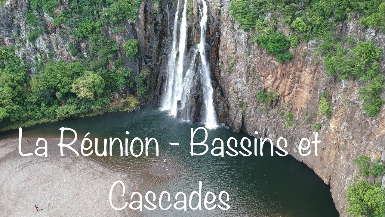 Bassins et Cascades de l’île de la Réunion en drone