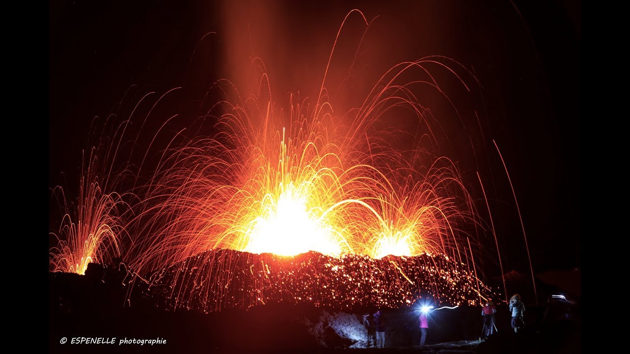 Vidéo de l’éruption du 29 juillet – Piton de la Fournaise